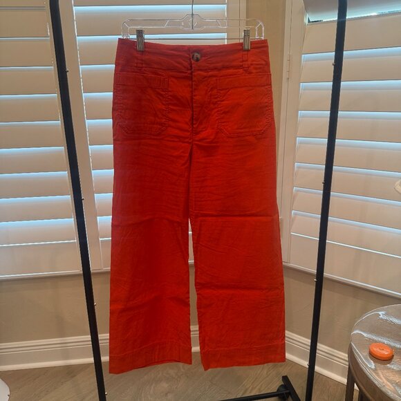 Maeve Pants - The Colette Magic Fabric Crop Wide-Leg Pants by Maeve, EUC, Sz 29